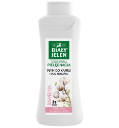 Płyn do kąpieli hipoalergiczny Bawełna, Biały Jeleń Codzienna Pielęgnacja, 750ml