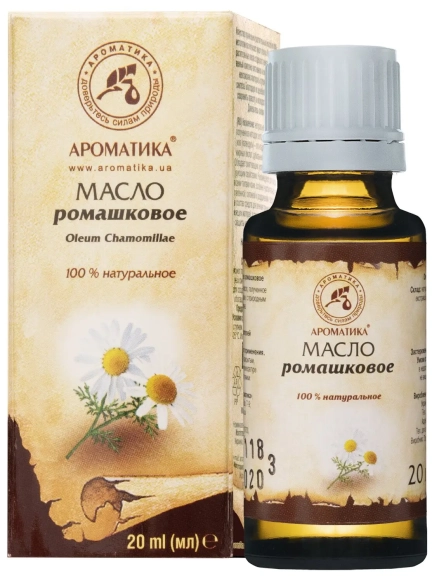 Olej Rumiankowy (Rumianek), 100% Naturalny, Aromatika 20 ml