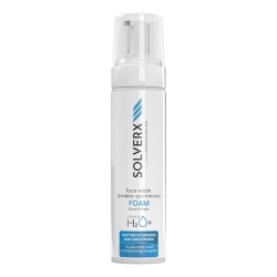 SOLVERX Deep H2O+ Pianka do mycia i demakijażu twarzy głęboko nawilżająca - skóra sucha i odwodniona, 200ml
