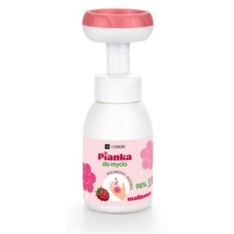 HISKIN Kids Pianka do mycia rąk i ciała Malina 300 ml
