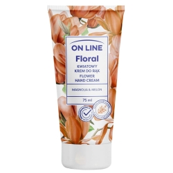 ON LINE Floral Kwiatowy Krem do rąk - Magnolia & Melon, 75ml