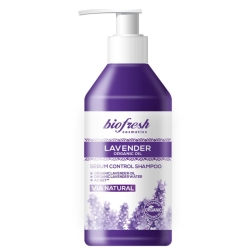 Lavender Organic Oil Sebum Control Shampoo, Biofresh, 300ml