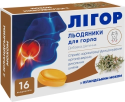 Pastylki z mchem islandzkim, Ligor, 16 szt.