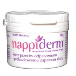Nappiderm Krem przeciw odparzeniom i pieluszkowemu zapaleniu skóry, 90g