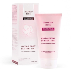 Odżywcze Różane Masło do Rąk i Ciała, Diamond Rose, 150ml