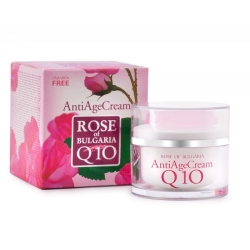 Anti Age Cream With Q10, Rose Of Bulgaria, 50ml