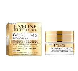 Rebuilding Cream-Serum with 24K Gold – Eveline Gold Lift Expert 80+, 50ml
