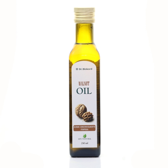 Walnut Oil, Cold Pressed, Dr.Biokord, 250ml