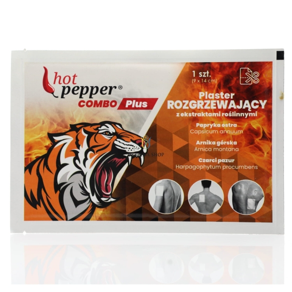 Plaster Rozgrzewający Przeciwbólowy HOT PEPPER 1 szt.