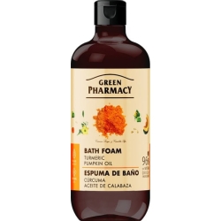 Pianka do kąpieli Kurkuma + Olej dyniowy, GREEN PHARMACY, 500ml