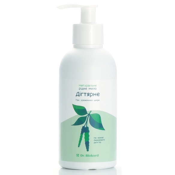 Dr.Biokord Birch Tar Liquid Soap, 100% Natural, 250 ml