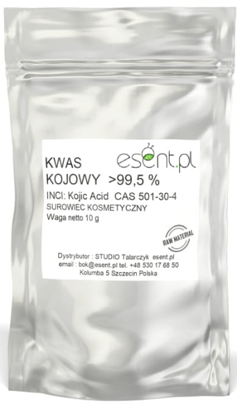 Kwas Kojowy (Kojic Acid) 99,5%, Esent, 10g