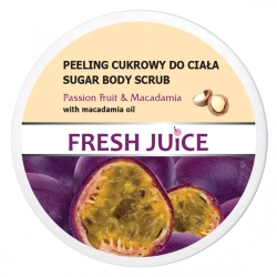 Maracuja & Macadamia Sugar Body Scrub, FRESH JUICE, 225ml