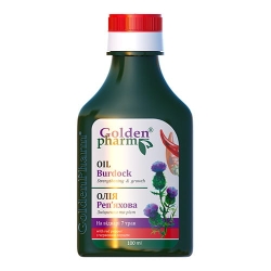 Olej z Korzenia Łopianu z Czerwoną Papryką, Golden Pharm, 100ml