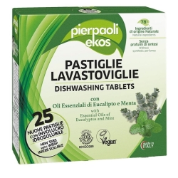 Ekologiczne Tabletki do Zmywarki PIERPAOLI EKOS, 25 szt.