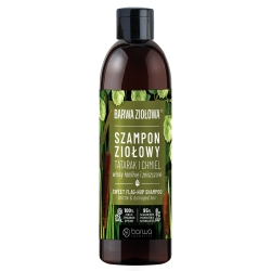 BARWA Ziołowa Szampon do włosów Tatarak & Chmiel - włosy łamliwe i zniszczone, 250ml