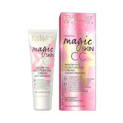 Eveline Magic Skin CC Upiększający Krem nawilżający 8w1 - cera sucha i wrażliwa, 50ml