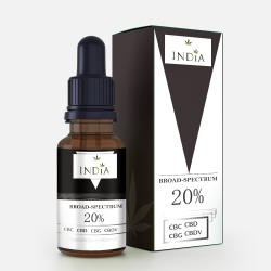 Broad Spectrum 20% CBC CBD CBG CBDV, India, 10мл