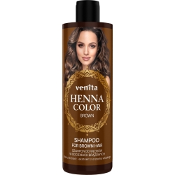 Szampon do włosów w odcieniach brązowych - Brown, VENITA Henna Color, 300ml