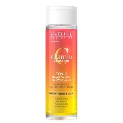 EVELINE VITAMIN C 3XACTION Nawilżająco-rozświetlający tonik, 200ml