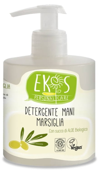 Mydło Marsylskie do Mycia Rąk z Organicznym Sokiem z Aloesu, Pierpaoli Ekos