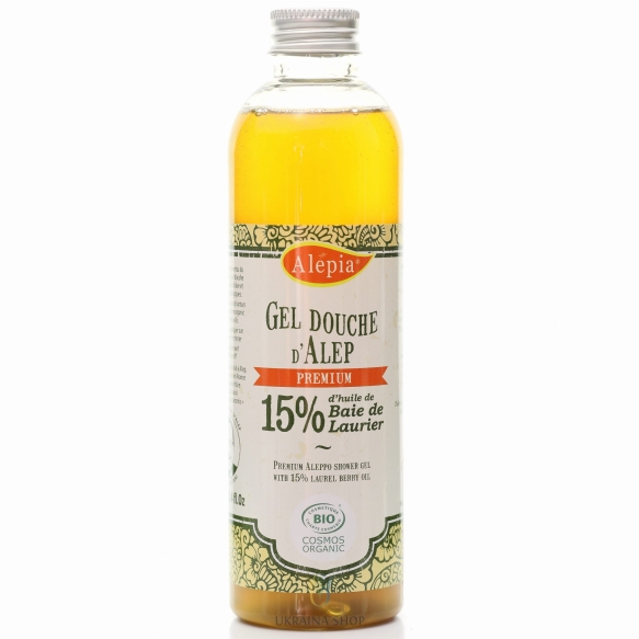 Aleppo Premium Laurel Shower Gel 15%, Alepia, 250 ml