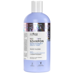 SO!FLOW Szampon fioletowy przeciwdziała żółtym tonom na włosach blond, 300ml