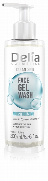 DELIA Clean Skin Żel do mycia nawilżający 200 ml