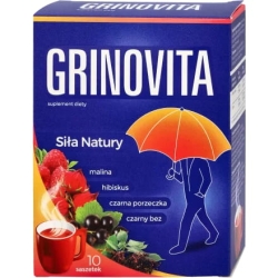 Grinovita Suplement diety Siła Natury - herbatka 1opakowanie -10 saszetek