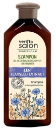 Szampon z Lnem do włosów zniszczonych i łamliwych VENITA Salon Professional, 500ml