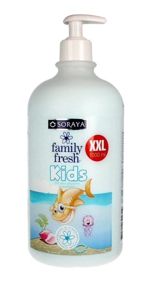 Soraya Family Fresh Żel pod prysznic dla dzieci 2w1 1000ml