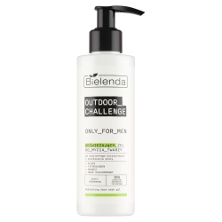 BIELENDA Only For Men Outdoor Challenge Odświeżający Żel do mycia twarzy dla mężczyzn 190 ml