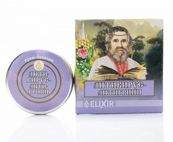 Krem-balsam na Przeziębienie "Antivirus", Elixir 10ml