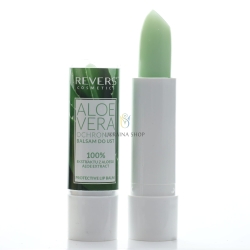 Pomadka ochronna do ust ALOE VERA z 100% ekstraktem z aloesu, REVERS