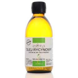 Olej Rycynowy Nierafinowany, Naturalny 100%, Esent, 250ml