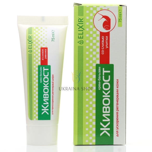 Snail Cream with Comfrey Extract, Elixir, 75 ml