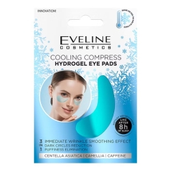 Eveline Hydrogel Eye Pads Hydrożelowe Płatki pod oczy - chłodzący kompres  1op.-2szt