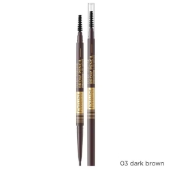 Водостойкий карандаш для бровей Eveline Micro Precise Brow Pencil 03 Dark Brown