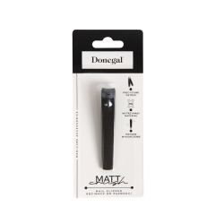 DONEGAL Mat Crush Obcinacz do paznokci - czarny matowy (2144)