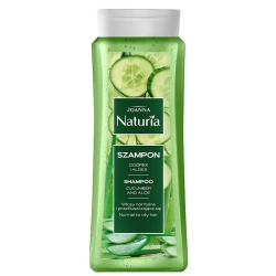 Joanna Naturia Szampon do włosów Ogórek & Aloes - włosy normalne i przetłuszczające się 500ml