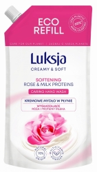 Luksja Creamy & Soft Wygładzające Kremowe Mydło w płynie Róża & Proteiny Mleka 400ml - zapas