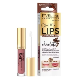 Блеск для губ с эффектом увеличения Eveline OH! My Lips Lip Maximizer Шоколад