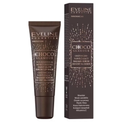Питательный и увлажняющий бальзам-сыворотка для губ EVELINE Choco Glamour 