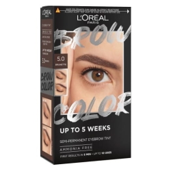 LOREAL Brow Color Zestaw do koloryzacji brwi - 5.0 Brunette 1op.