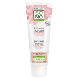 Szampon do włosów delikatnych, Mleko migdałowe i Proteiny ryżu, EcoCert, SO'BiO étic, 250ml
