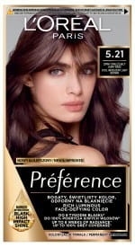 LOREAL Preference Farba do włosów 5.21 Zimny Opalizujący Jasny Brąz