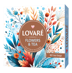 LOVARE FLOWERS&TEA tea set, 12 kindsx 5pcs