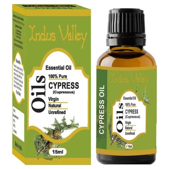 Naturalny Olejek Eteryczny Cyprysowy, Indus Valley, 15ml