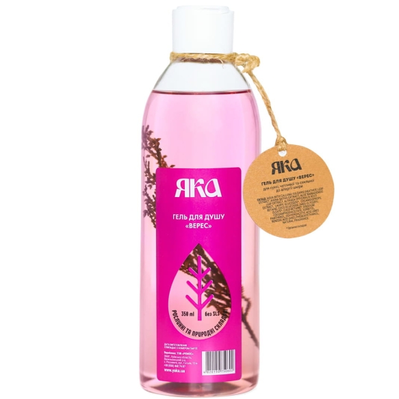 Heather Shower Gel, 100% Natural, Yaka, 350 ml