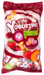 Карамель леденцовая Roshen Yogurtini Микс, 1 кг